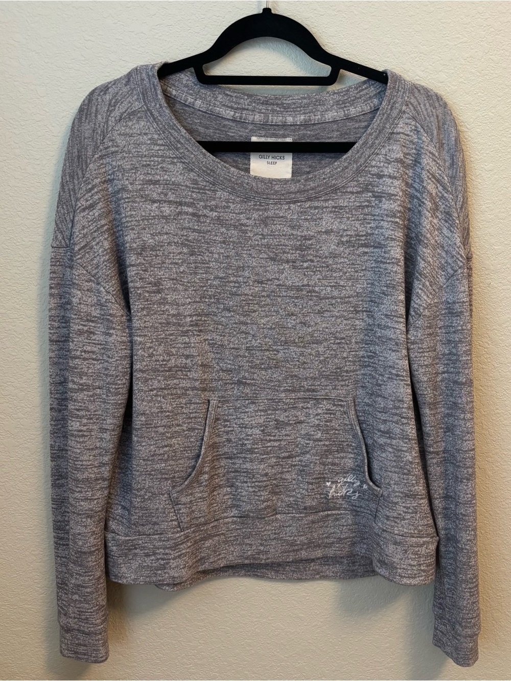 Hollister Gilly Hicks Sleep Gray Long Sleeve